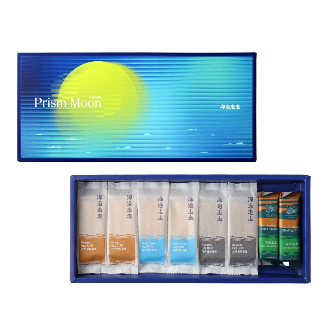 Hiwalk - Assorted Egg Rolls Mid-Autumn Gift Set (8 packs/ 14 rolls in a box)