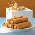 Hiwalk - Peanuts Filled Extra Thick Egg Rolls (4 packs/ 8 rolls in a box)