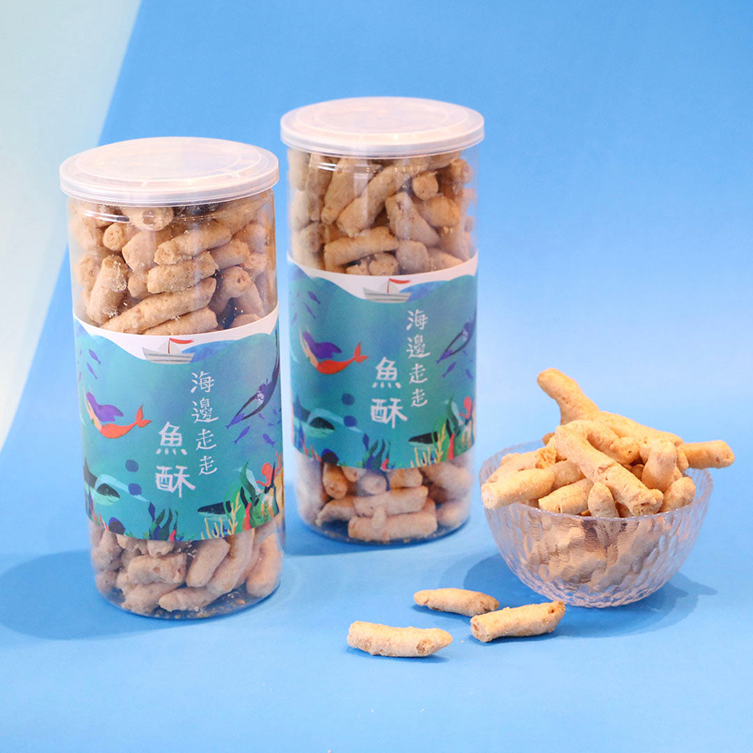 Hiwalk - Tamsui Fish Crackers 淡水魚酥 (120g per bottle)