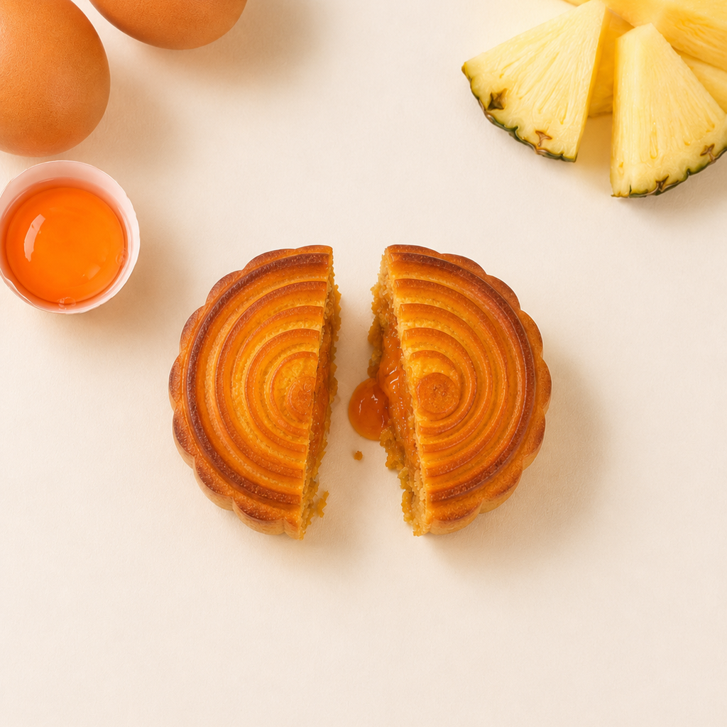 ORIG.CO - Lucky 7 Mid-Autumn Gift Set (2pcs Lava Mooncake + 5pcs SunnyHills Pineapple Cake)